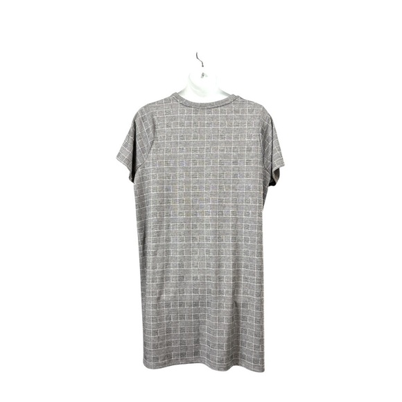 Reitmans, Plus Size Plaid Knee-Length Dress, 3X, Gray, Black - Picture 7 of 11